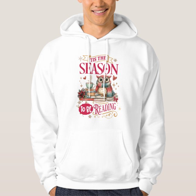 Det Är Årstiden Att Läsa  Hoodie (Framsida)