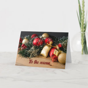 DET ÄR ÅRSTIDEN ATT ÖNSKA "DIG" GOD JUL KORT