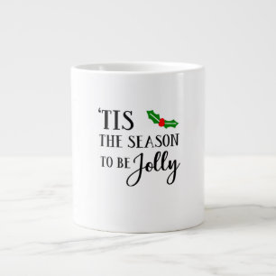 Det Är Årstiden Att Vara Jul Mistel Jumbo Mugg