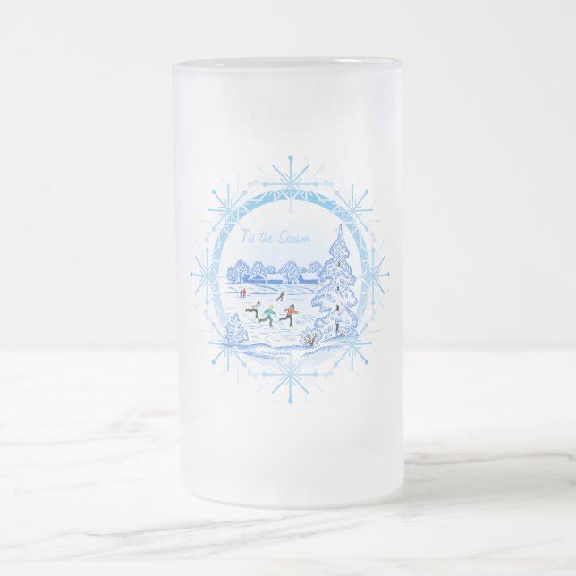 Det Är Årstiden - Frostat Ölglas (Center)