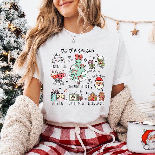 Det Är Årstiden Jul Mysiga Högtids Traditioner T Shirt (Skapare uppladdad)