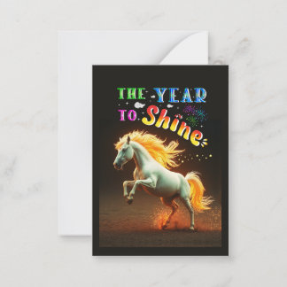 Det år att lysa anteckningskort