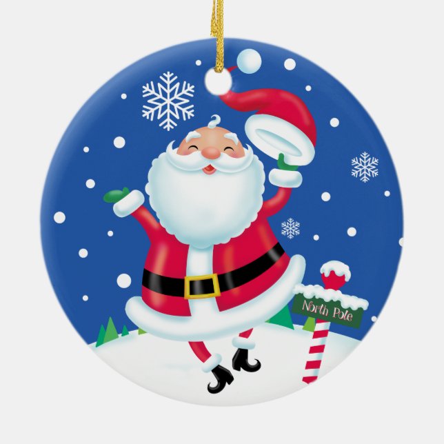 Det är av! julgransprydnad keramik (Baksidan)