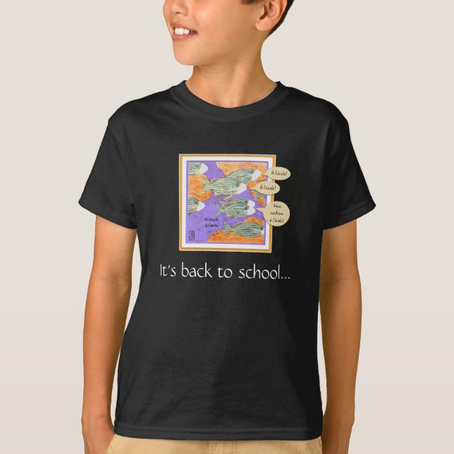 Det är back to school.. Boy's Jersey T-Shirt (Framsida)