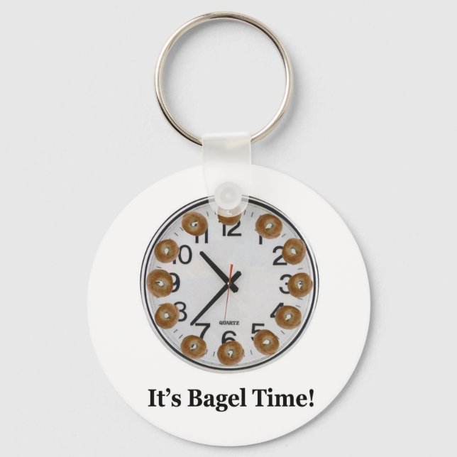 Det är Bagel Time! Nyckelring (Framsida)