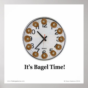 Det är Bagel Time! Poster