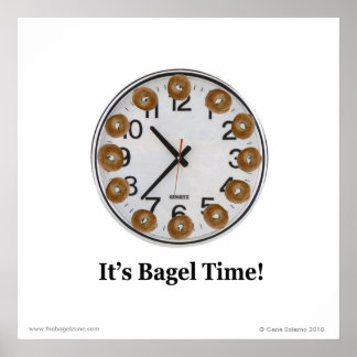 Det är Bagel Time! Poster