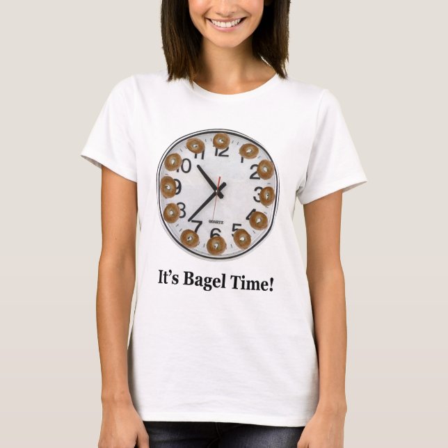 Det är bageln Time! T-shirt (Framsida)