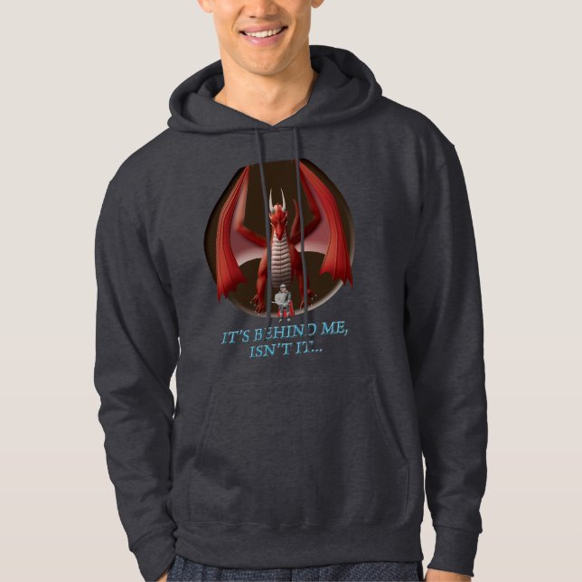 Det är bak mig sweatshirt med luva (Framsida)