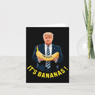 Det är Banana (för skala) Starship Rolig Trump Tee Kort