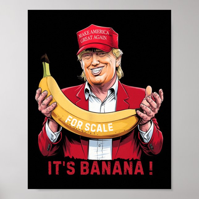 Det är Banana (för ) Starship Funny Trump Tee 0 Poster (Framsidan)