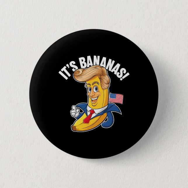 Det är Bananas (för ) Starship Funny Meme Humor Knapp (Framsida)