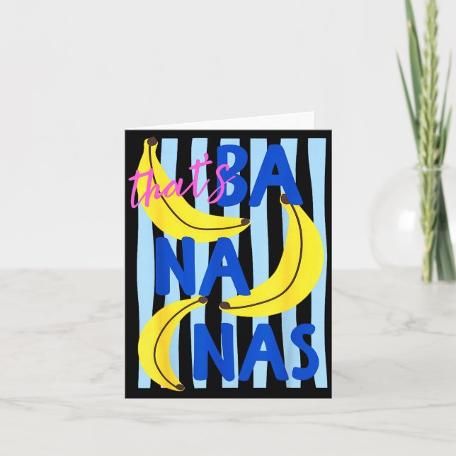 Det är Bananer Roligt Frukt Humor Retro Sommar Män Kort (Framsida)