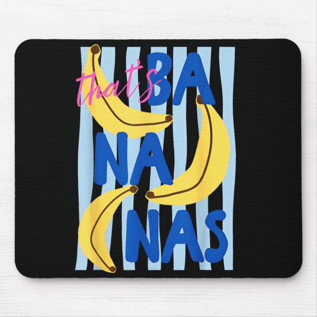 Det är Bananer Roligt Frukt Humor Retro Sommar Män Musmatta (Framsidan)