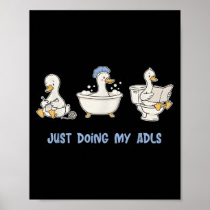 Det är bara att göra mitt adls-nyfikna Fånig. Poster