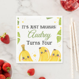 Det är Bara Bananer Födelsedagsfest För Alla Åldra Pappersservett