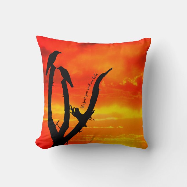 Det är bara du och jag Babe Kudde (Framsida)