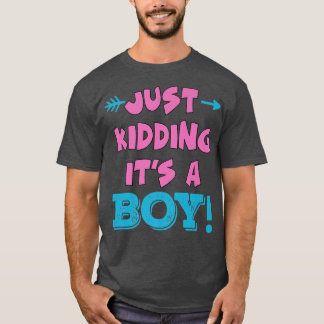 Det är bara en Boy Blue Girl-Gender Rev. T Shirt