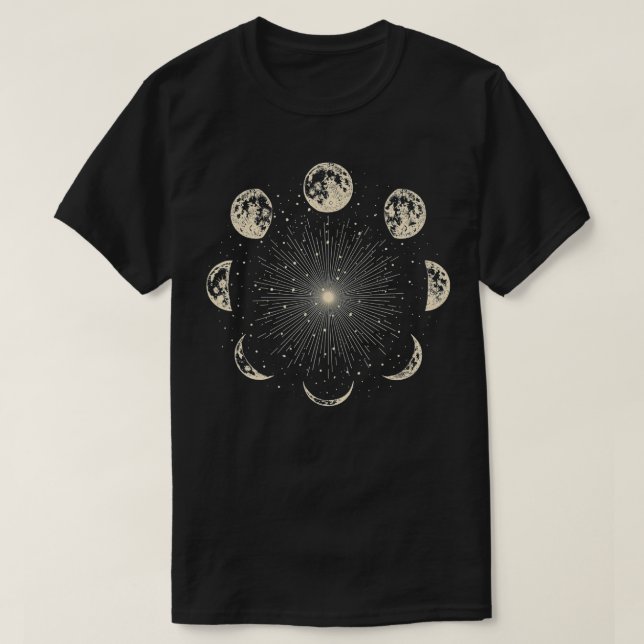 Det är bara en Phase Lunar Måne-astronomi T Shirt (Design framsida)