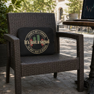 Det är bara en signal Handelspsykologi Design Laptop Fodral