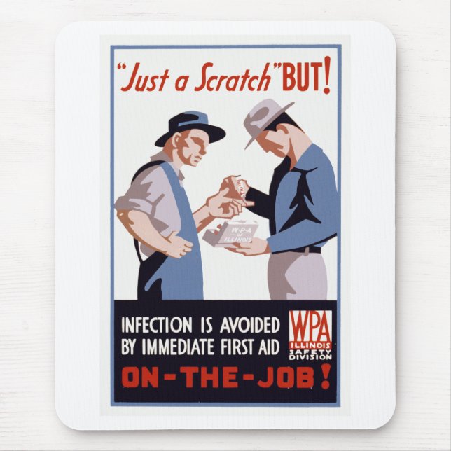 Det är bara en utstrykning. musmatta (Framsidan)