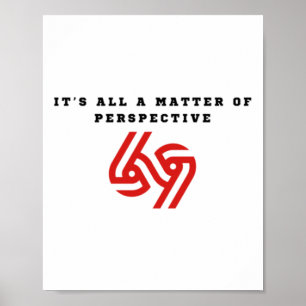 Det är bara ett av perspektiv. poster