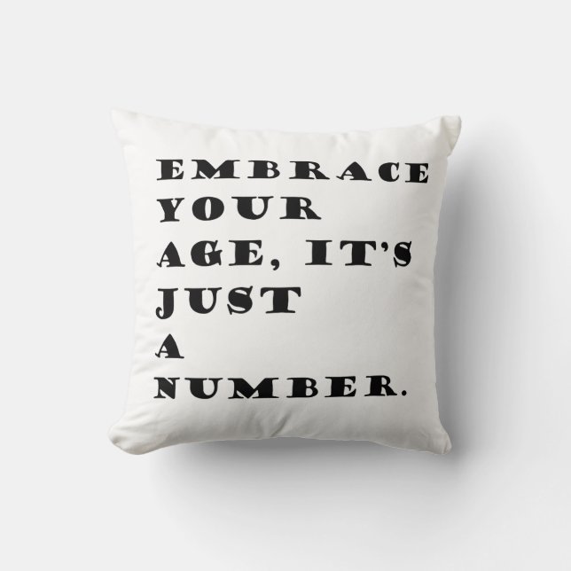 Det är bara ett citattecken i din ålder kudde (Framsida)