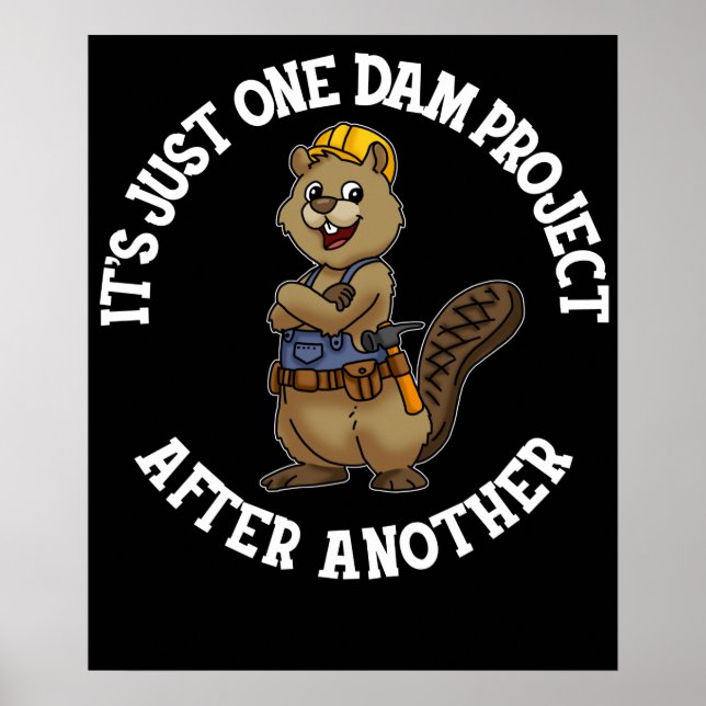 Det är bara ett dammprojekt efter en annan Handyma Poster (Framsidan)