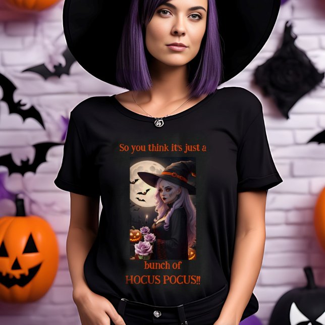 Det är bara ett gäng HOCUS POCUS Halloween Witch T Shirt (Skapare uppladdad)