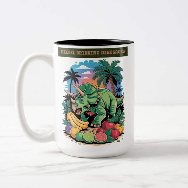 Det är bara frukost Två-Tonad mugg (Vänster)