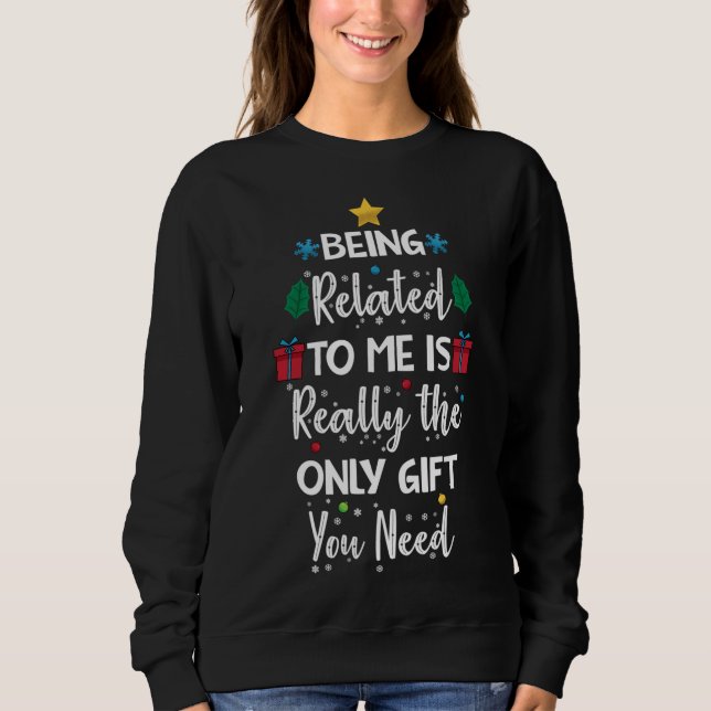 Det är bara i Julafton Fami som jag är här T Shirt (Framsida)
