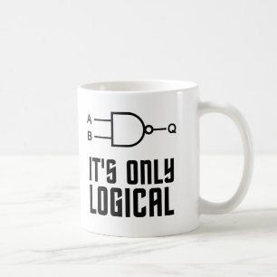 Det är bara logiskt kaffemugg