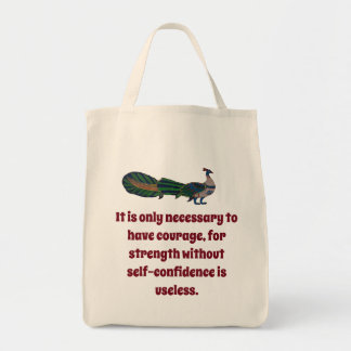 Det är bara nödvändigt att ha mod - tillit tygkasse