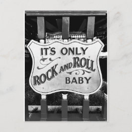 'Det är bara Rock och Roll Baby' Vykort