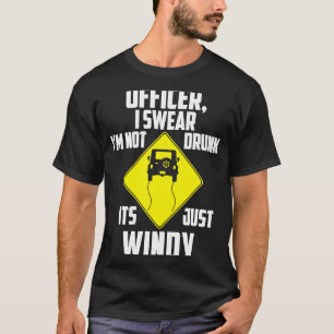 Det är bara Windy 4 x 4 off road SUV Fordon T Shirt