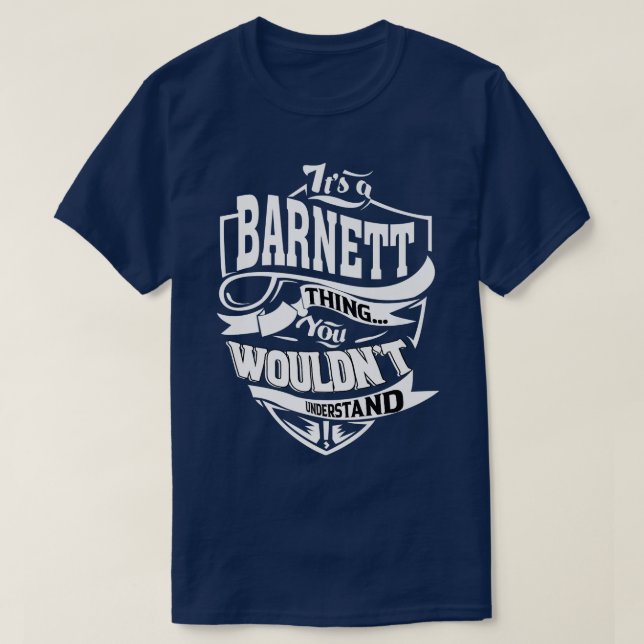 Det är BARNETT Sak-gåvor  T Shirt (Design framsida)