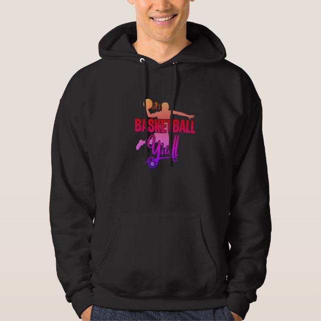 Det är Basketball Y'all Hoodie (Framsida)