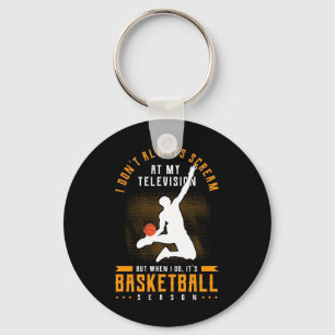 Det är basketbollsäsong nyckelring