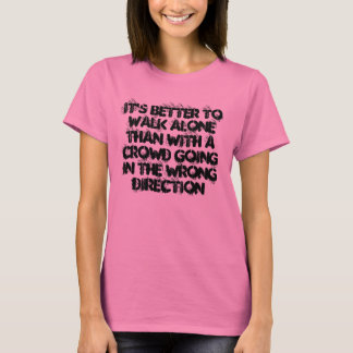 Det är bättre att gå ensam tröja