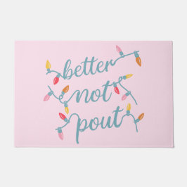 Det är bättre att inte pout Cute Rosa jul