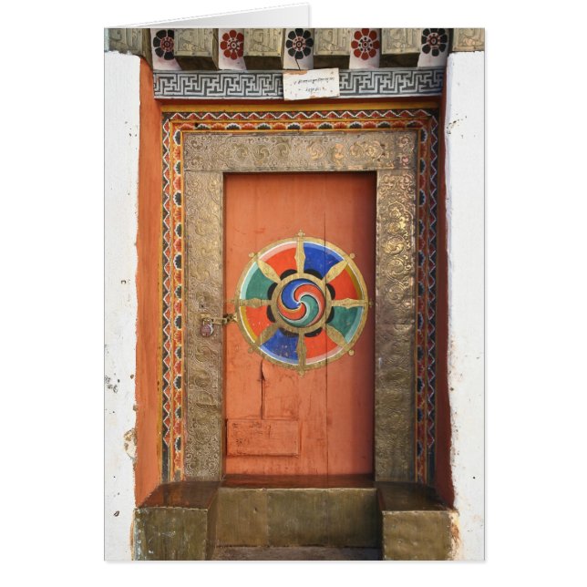 Det är bättre att resa en mil hälsningskort (Framsidan)