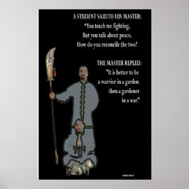 Det är bättre att vara en krigare poster