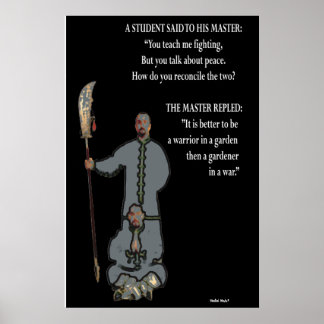 Det är bättre att vara en krigare poster