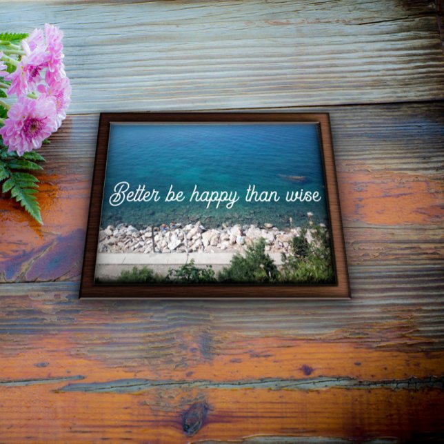 Det är bättre att vara lycklig än att poster ordsp (Skapare uppladdad)