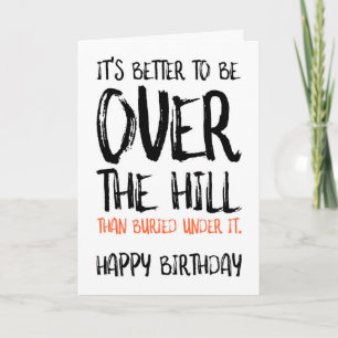 Det är bättre att vara över Backe, den vackra föde Kort