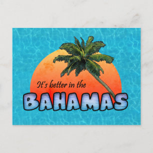 Det är bättre i Bahamas Vykort