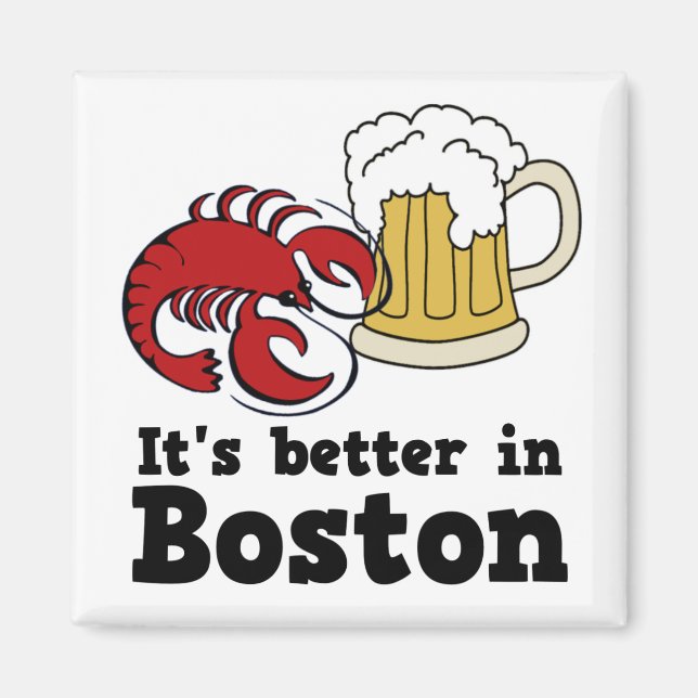 Det är bättre i Boston Magnet (Framsidan)