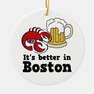 Det är bättre i ormanent Boston Julgransprydnad Keramik