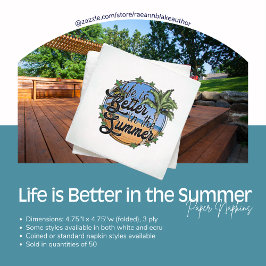 Det är bättre i sommar-Pappersservett Pappersservett