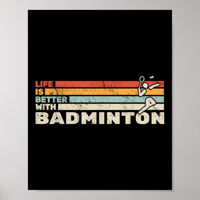 Det är bättre med badmintoningång för M Poster (Framsidan)
